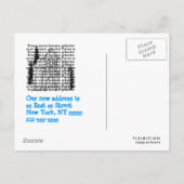 Wir bewegen uns auf der Postkarte (Rückseite)