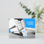 Wir bewegen uns auf der Postkarte (Stehend Vorderseite)