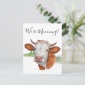 Wir bewegen uns bewegende Ankündigung Kuh Wasserfa (Stehend Vorderseite)