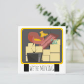 Wir bewegen uns Party Einladung (Stehend Vorderseite)