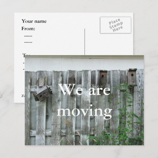 Wir bewegen uns ~ Postkarte (Vorne/Hinten)