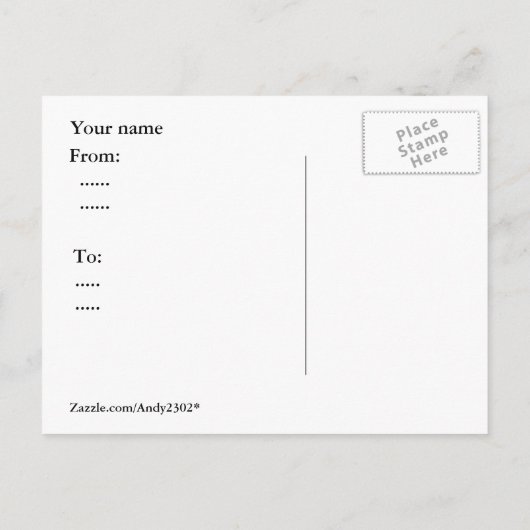 Wir bewegen uns ~ Postkarte (Rückseite)