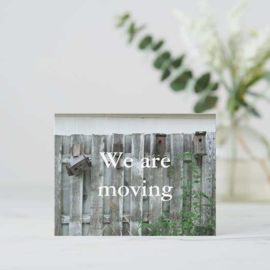 Wir bewegen uns ~ Postkarte (Stehend Vorderseite)