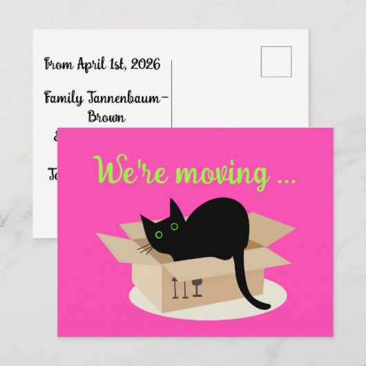 wir bewegen uns postkarte (Vorne/Hinten)