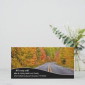 Wir bewegen uns Richtung Norden Autumn Road Szene Ankündigung (Stehend Vorderseite)