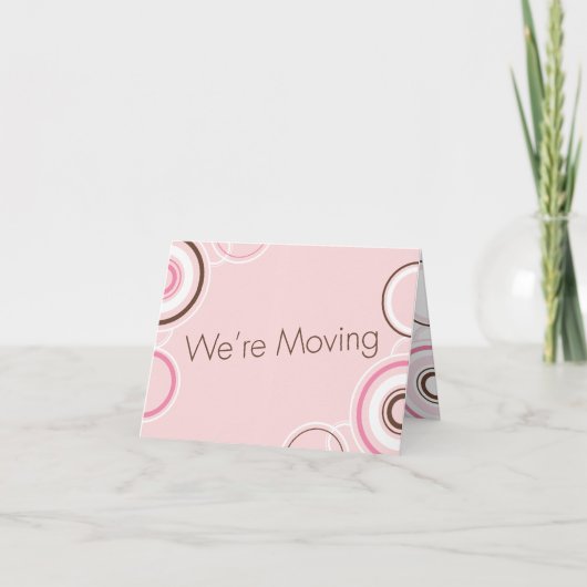 Wir bewegen uns - rosa & braun ankündigung (Vorderseite)