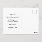 Wir bewegen Van Mountains Vanlife Sunrise Postkarte (Rückseite)