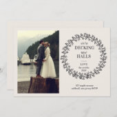 Wir bewegen Weihnachtskarten / Feiertage Einladung (Vorne/Hinten)