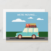 Wir bewegen Zuhause Address Change Niedlich Custom Ankündigung (Vorne/Hinten)