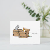 WIR BEWEGT ANKÜNDIGUNGSPOSTKARTE (Stehend Vorderseite)