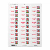 Wir bewegten Ankündigung Rote Blume Doppeltore (Vorne)