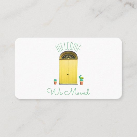 Wir bewegten Ankündigung Südwest-Gelben Türkaktus (Vorderseite)