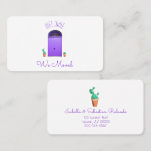 Wir bewegten Ankündigung Südwest Lila Door Cactus