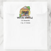 Wir bewegten Aufkleber groß (Tasche)