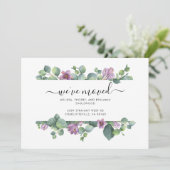 Wir bewegten den Eukalyptus-Wasserfarbe Ankündigung (Stehend Vorderseite)