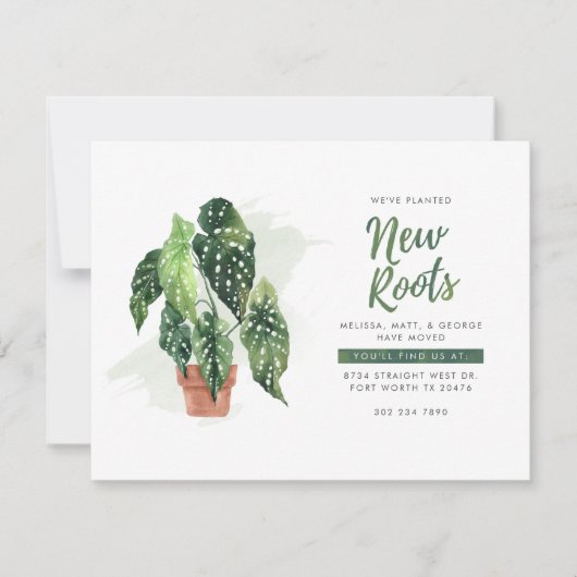 Wir bewegten die Ankündigung über botanische Beweg (Vorderseite)