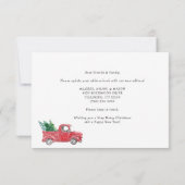 Wir bewegten die Ankündigung über Weihnachtsfeiert (Rückseite)