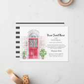 Wir bewegten die elegante Ankündigung (Vorderseite/Rückseite Beispiel)