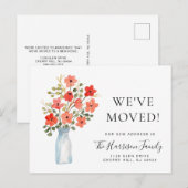 Wir bewegten die Wasserfarbenbewegung Ankündigungspostkarte (Vorne/Hinten)