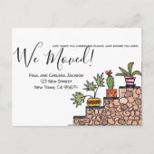 Wir bewegten Kakteen Postkarte (Vorderseite)