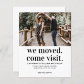 Wir bewegten kommen Besuch Foto Bewegung Ankündigu (Vorne/Hinten)