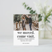 Wir bewegten kommen Besuch Foto Bewegung Ankündigu (Stehend Vorderseite)