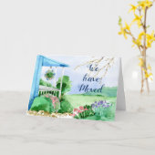 Wir bewegten uns karte (Gelbe Blume)