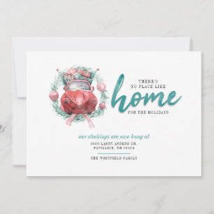 Wir bewegten uns keinen Ort wie Zuhause Weihnachte Ankündigung