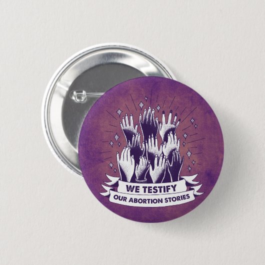 Wir bezeugen Knopf Button (Vorne & Hinten)