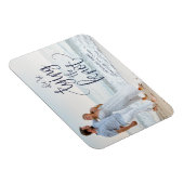 Wir binden das Foto der Hochzeit, das Datum zu spe Magnet (Rechte Seite)