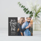 Wir binden den Knoten Ankündigungspostkarte (Stehend Vorderseite)