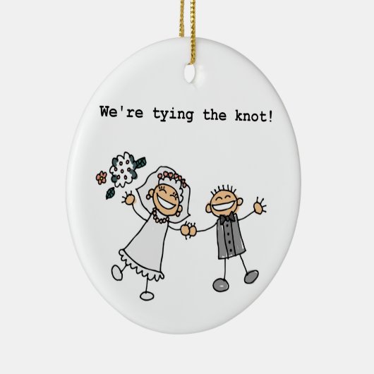 Wir binden den Knoten Keramikornament (Rechts)