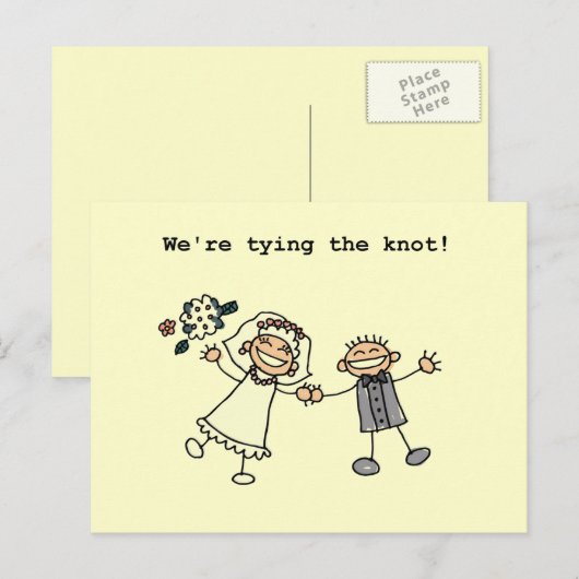 Wir binden den Knoten Postkarte (Vorne/Hinten)