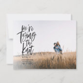 Wir binden den Knoten Save The Date (Vorderseite)