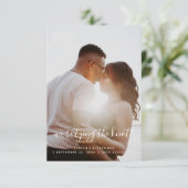 Wir binden den Knoten Save The Date (Stehend Vorderseite)