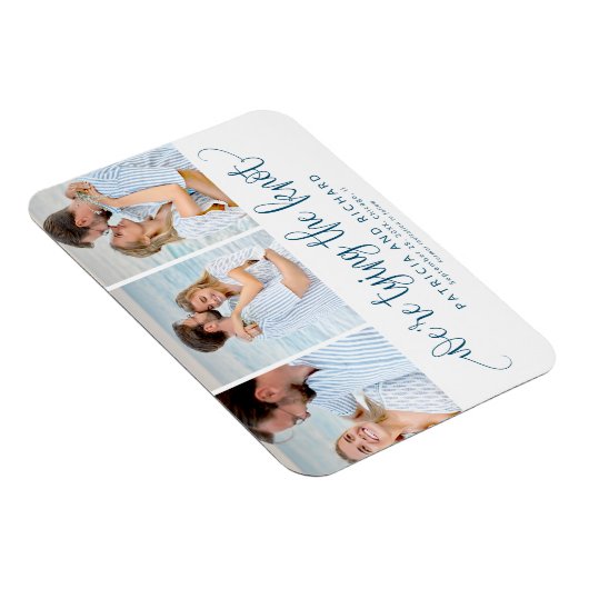 Wir binden den Knoten Save the Date 3 Foto Magnet (Rechte Seite)