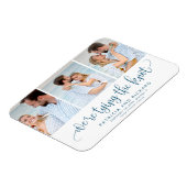 Wir binden den Knoten Save the Date 3 Foto Magnet (Linke Seite)