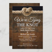 Wir binden die Einladung zum Hochzeitsfest an (Vorne/Hinten)