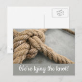 Wir binden die Knopostkarten Postkarte (Vorne/Hinten)