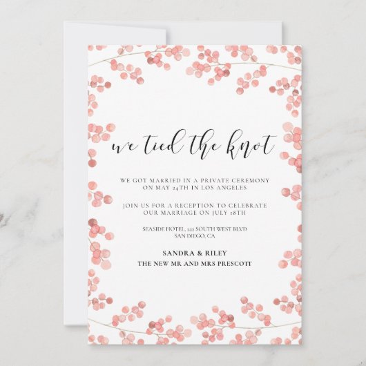 Wir binden die Rosa Bläserei Ankündigung (Vorderseite)