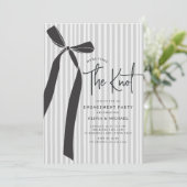 Wir binden die Verlobung des Knotens Einladung (Stehend Vorderseite)