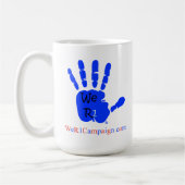Wir (blaue Hand) Tasse R1 (Links)