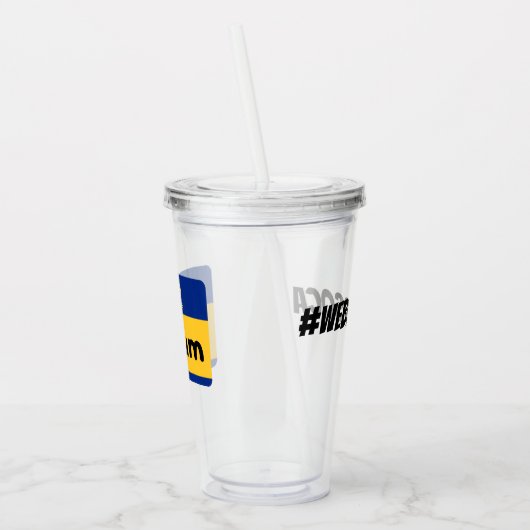 Wir bluten Soca "Mr. Rum" Fete Cup - V1 Acryltrinkbecher (Links)