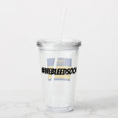 Wir bluten Soca "Mr. Rum" Fete Cup - V1 Acryltrinkbecher (Rückseite)