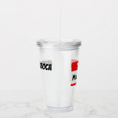 Wir bluten Soca "Ms Rum" Fete Cup - V2 Acryltrinkbecher (Rechts)