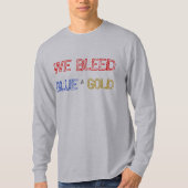 WIR, BLUTUNG, BLAU U., GOLD T-Shirt (Vorderseite)
