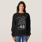 Wir brachen ihr 46. Geburtstag ab Sweatshirt (Vorne ganz)