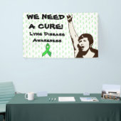 Wir brauchen ein Zeichen für die Lyme-Krankheit-Pr Banner (Messeveranstaltung)