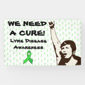 Wir brauchen ein Zeichen für die Lyme-Krankheit-Pr Banner (Horizontal)
