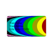 Wir brauchen einen Regenbogen Adressaufkleber (Vorne)